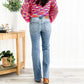 👖Bootcut-Jeans mit Knopffalte für Frauen🔥kostenloser Versand
