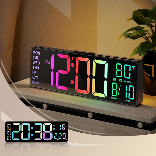 Bunter digitaler LED-Wecker