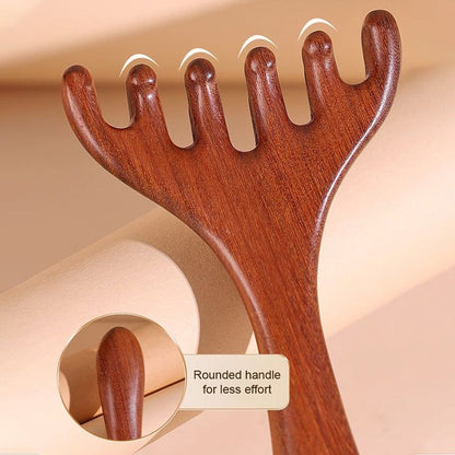 ✨ Massagekamm mit sechs Zinken für die Meridiane ✨
