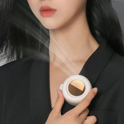 🌀 Cyclone Clip-On Neck Fan – Tragbare Kühlung, Freiheit ohne Hände