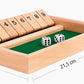 SHUT THE BOX - HOLZWÜRFEL-BRETTSPIEL🔥Viel Spaß beim Spielen mit Kindern