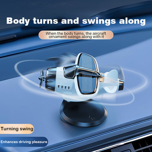 🎁Solarbetriebene Auto-Ornamente in Flugzeugform
