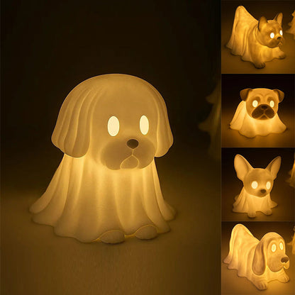 Halloween-Geisterhund-Nachtlicht