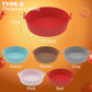 Teglia da forno in silicone per friggitrice ad aria