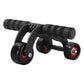3-Rad-Bauchtrainer mit Knieschoner