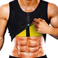 🏆 Herren Fitness Tanktop 🏋️‍♂️ | Reißverschluss & Schlankmacher-Effekt ⚡🌿