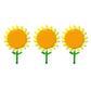 Kreativer Sonnenblumen-Wandhaken mit lachendem Gesicht