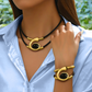 ✨🐌 #DurableBohoJewelry #AcrylicStoneSet" #DurableBohoJewelry #AcrylicStoneSet"Vintage Boho Halskette & Armband Set