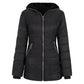 ❄️ LETZTER TAG IM ANGEBOT - 57% RABATT 💖 Damen Kapuzen-Mantel mit Plüschfutter