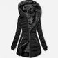 ❄️ LETZTER TAG IM ANGEBOT - 57% RABATT 💖 Damen Kapuzen-Mantel mit Plüschfutter