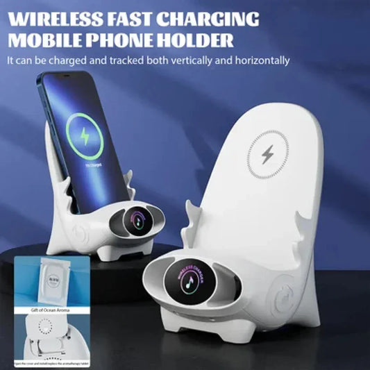 🔥2025 Mini Chair Kabelloses Schnellladegerät Multifunktionaler Telefonhalter – passt sich allen Telefonen an