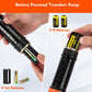 Tragbare batteriebetriebene Pumpe, Wasser- und Kraftstoffpumpe, batteriebetriebene Kraftstoffpumpe (Batterie separat erhältlich), geeignet für Rasenmäher, Boote, Autos und Motorräder