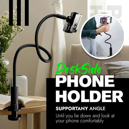 DeskSide Flexible Telefonhalterung, kompatibel mit Mobiltelefonen und Tablets