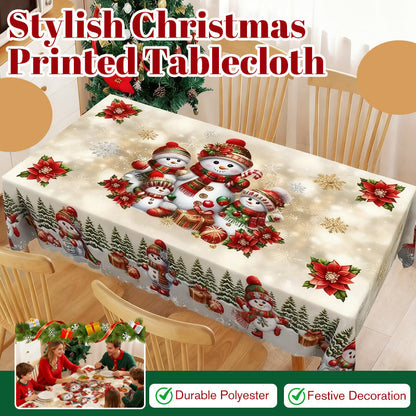 📢📢 Flash Sale: Letzter Tag! ⏰⏰🎉Stilvolle Tischdecke mit Weihnachtsmotiv