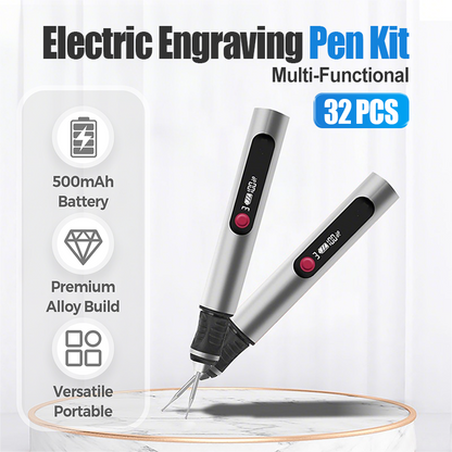🔥2. Stück zum halben Preis⚡ Elektrisches Gravurstift-Set – Verwandle jede Idee sofort in Kunst!