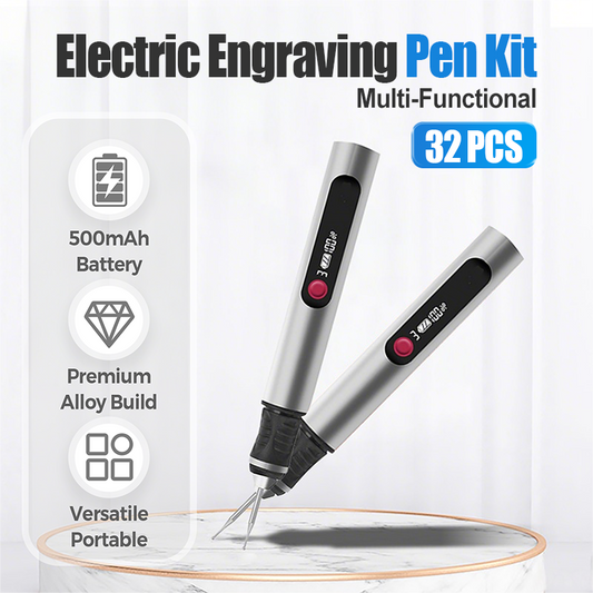🔥2. Stück zum halben Preis⚡ Elektrisches Gravurstift-Set – Verwandle jede Idee sofort in Kunst!