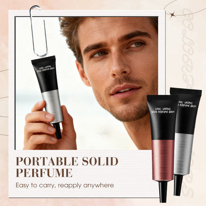 Langanhaltender fester Parfümbalsam für Herren