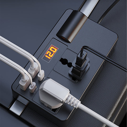 🔋 50% RABATT! ⚡ Tragbarer Auto Wechselrichter 12V/24V zu 220V – Digitales Display, Hohe Effizienz & Universelle Kompatibilität 🚗