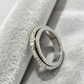 🎊Fröhliches Neujahr! 50% auf alles ⏰💖Drehbarer Spinner-Ring aus Titanstahl mit Zirkonia
