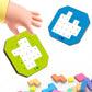 Buntes Block-Puzzlespiel, 128-teiliges Set