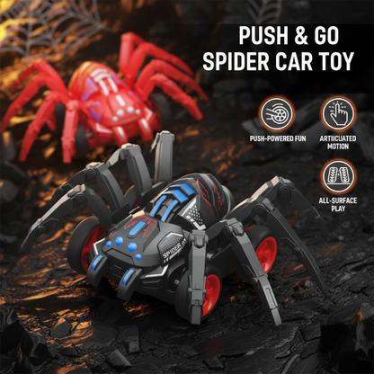 🎄 Weihnachtsaktionen 🎄 ——🔥[Geschenk für Kinder]🔥 ——Schiebeauto in Form einer Spinne mit beweglichen Beinen