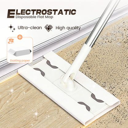 Elektrostatischer Einweg-Flachmopp