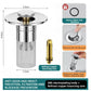 🚿✨ 💥LAST DAY Buy 1 Get 1 Free!!🔥Stainless Steel Floor Drain Filter – Stop Hair Clogs Before They Start