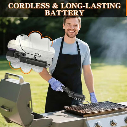 📢📢 Flash Sale: Nur noch 3 Stunden! ⏰⏰Kabelloser elektrischer Grillbürstenreiniger