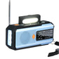 Multifunktionsradio für den Außenbereich,tragbare Powerbank mit handkurbelbetriebenem Solarradio für Notfälle im Freien