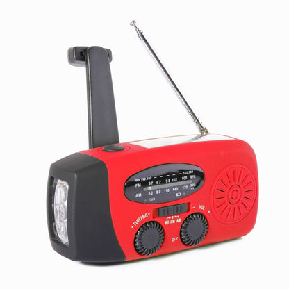 📻 ☀️ Notfallradio – Solar & Kurbelbetrieb, USB-Ladung, Wetteralarm & Robust für Outdoor/Krise 🔋
