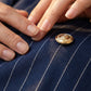 👩‍💼 Damen-Doppelreihiges Pinstripe-Sakko – Taillierte Passform, Elegantes Business-Outfit & Premium-Stoff für Vertrauen ✨