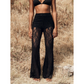 💎 55% RABATT! 💎 Elegante Schlaghose aus Spitze mit hohem Bund – Integriertes Shorts-Futter & Boho-Chic für Sommer und Festival 🌸👖