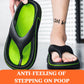Bequeme Sommer-Flip-Flops mit dicken Sohlen