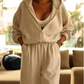 👚 56% RABATT! 💎 Bequemer Casual Jumpsuit mit Kapuze – Reine Baumwolle, Weite Beine & Praktische Taschen 🌿