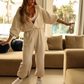 👚 56% RABATT! 💎 Bequemer Casual Jumpsuit mit Kapuze – Reine Baumwolle, Weite Beine & Praktische Taschen 🌿