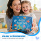 🎁Bade-Bälle für Kinder mit Spielzeug – 12 handgefertigte Schaumbäder mit Leucht-Spielzeug im Inneren, ideal zum Befüllen von Ostereiern sowie als Geschenk zu Geburtstagen und Weihnachten