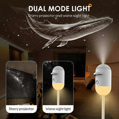 🔥50 % RABATT!🔥2-in-1-Sternenhimmel-Projektor & Nachtlicht