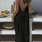 🥳2026 HOT SALE🥳💞50K+ SOLD!💖LAST DAY SALE 50% OFF!💃Women's Solid Color Backless Cami Dress
