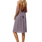 💥Begrenzte Zeit kostenloses Geschenk🌸🩰Cami-Kleid mit sexy Rückenfreiheit & verstellbarem Kordelzug ✨