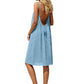 💥Begrenzte Zeit kostenloses Geschenk🌸🩰Cami-Kleid mit sexy Rückenfreiheit & verstellbarem Kordelzug ✨