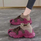 Slip-On Freizeitschuhe aus Strick
