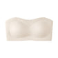 Womens Strapless Bras Push Up Bandeau Bra Non Slip Wireless Supportive Padded Bras Seamless Comfortable Tube Jelly Bra