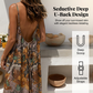 Sommerliches rückenfreies Damen-Maxikleid mit Spaghettiträgern