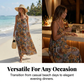 Sommerliches rückenfreies Damen-Maxikleid mit Spaghettiträgern