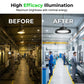 ⏳Time-Limited Special⏰UFO LED High Bay Light – 100W, 160lm/W, 220V, for Industrial, Warehouse & Large Spaces 🏭✨