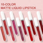 📢📢50% RABATT!!!⏰💄18 Stück matter, wasserfester, langanhaltender Lipgloss💋