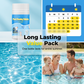 Pool-Reinigungstabletten für kristallklares Wasser - Langsam lösend | Geruch & Flecken entfernen