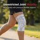 Adjustable compression knee brace – dial adjustment + patella support 💪 Adjusts flexibly with your movements – dial adjustment for a perfect fit ✨