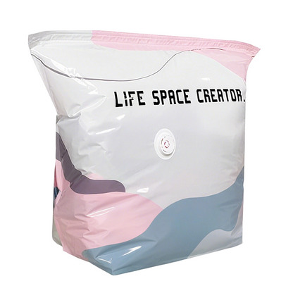 ⏳LAST DAY SALE ONLY ￡8.99!!💞50K+ SOLD!🧳💨 No‑Pump Vacuum Storage Bags – Press & seal, no pump needed. Saves 80% space, keeps clothes dry & dust‑free. Perfect for bulky bedding & off‑season gear. 🛏️🗄️