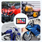 Motorrad-Dashcam, drahtloses CarPlay